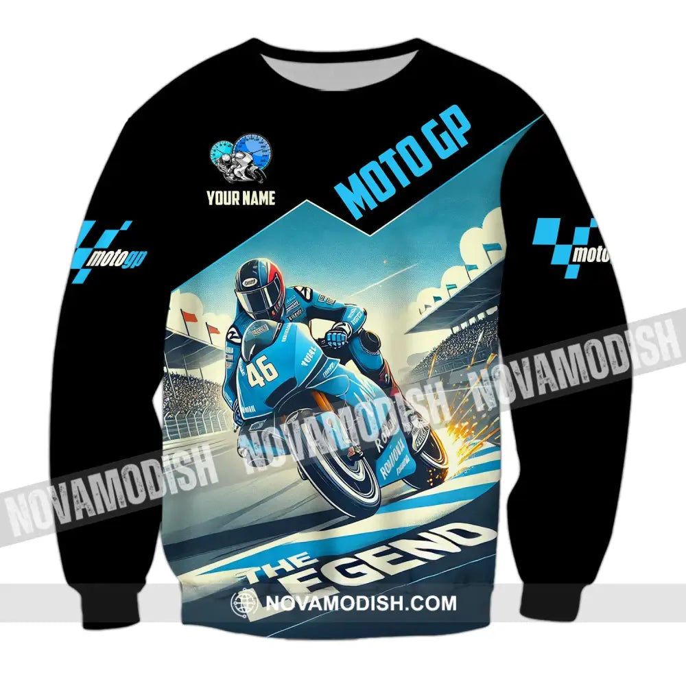 Man Shirt Custom Name Motogp Polo Long Sleeve Gift / S T-Shirt