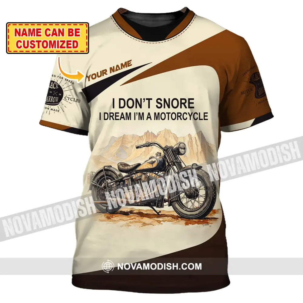 Man Shirt Custom Name Motorcycle Love T-Shirt Hoodie Long Sleeve T-Shirt