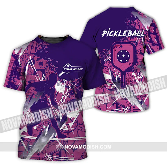 Man Shirt - Custom Name Pickleball Shirt T-Shirt / S T-shirt