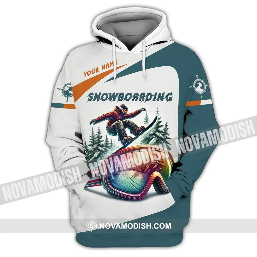 Man Shirt Custom Name Snowboarding Polo Long Sleeve Gift Hoodie / S T-Shirt