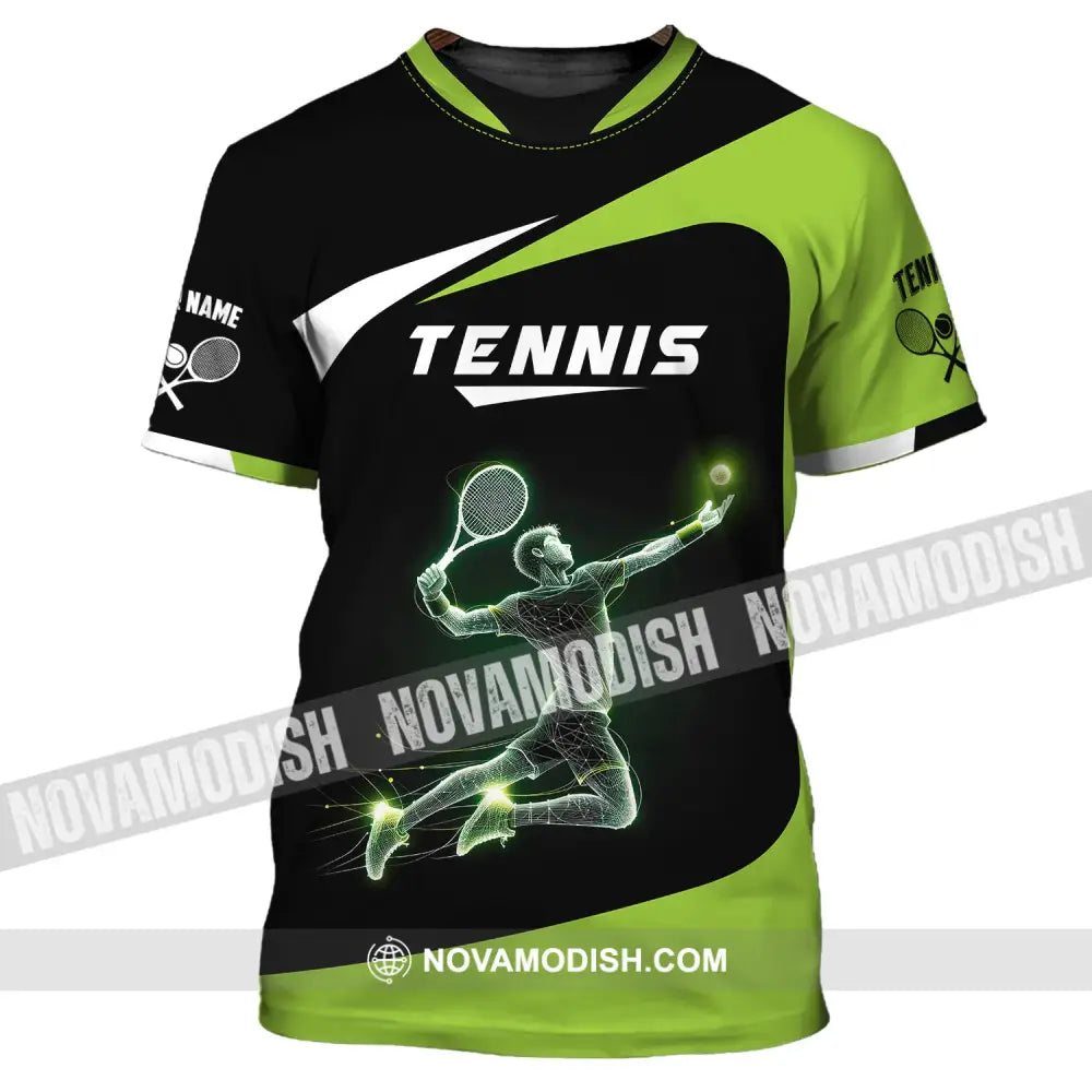 Man Shirt Custom Name Tennis T-Shirt For Team Gift Players