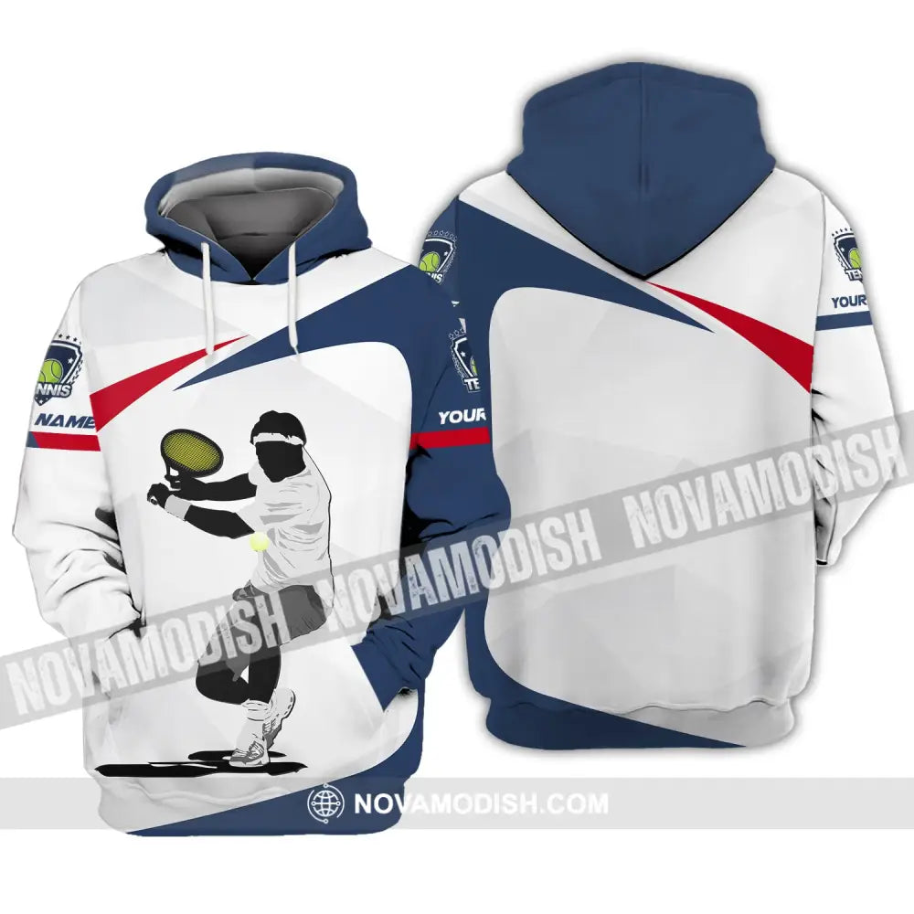 Man Shirt Custom Name Tennis T-Shirt Polo Hoodie Gift For Lover / S