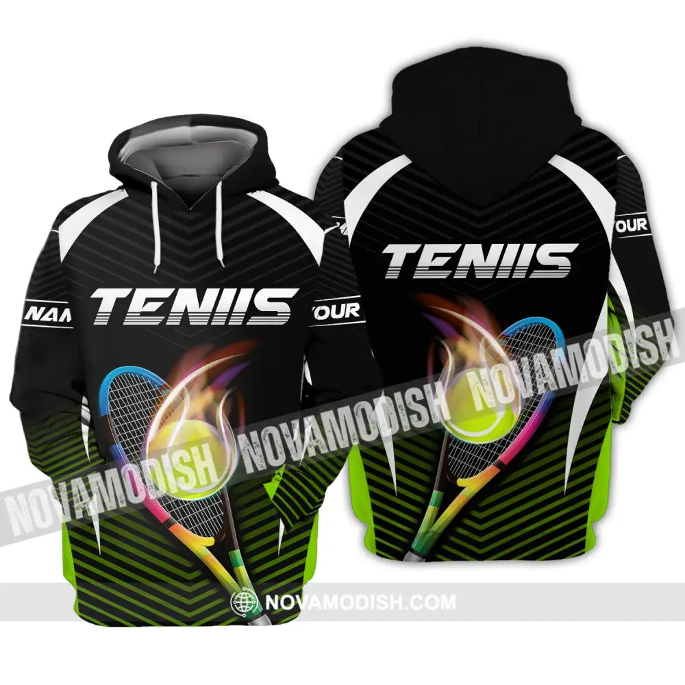 Man Shirt Custom Name Tennis T-Shirt Polo Zipper Hoodie Gift For Lover / S