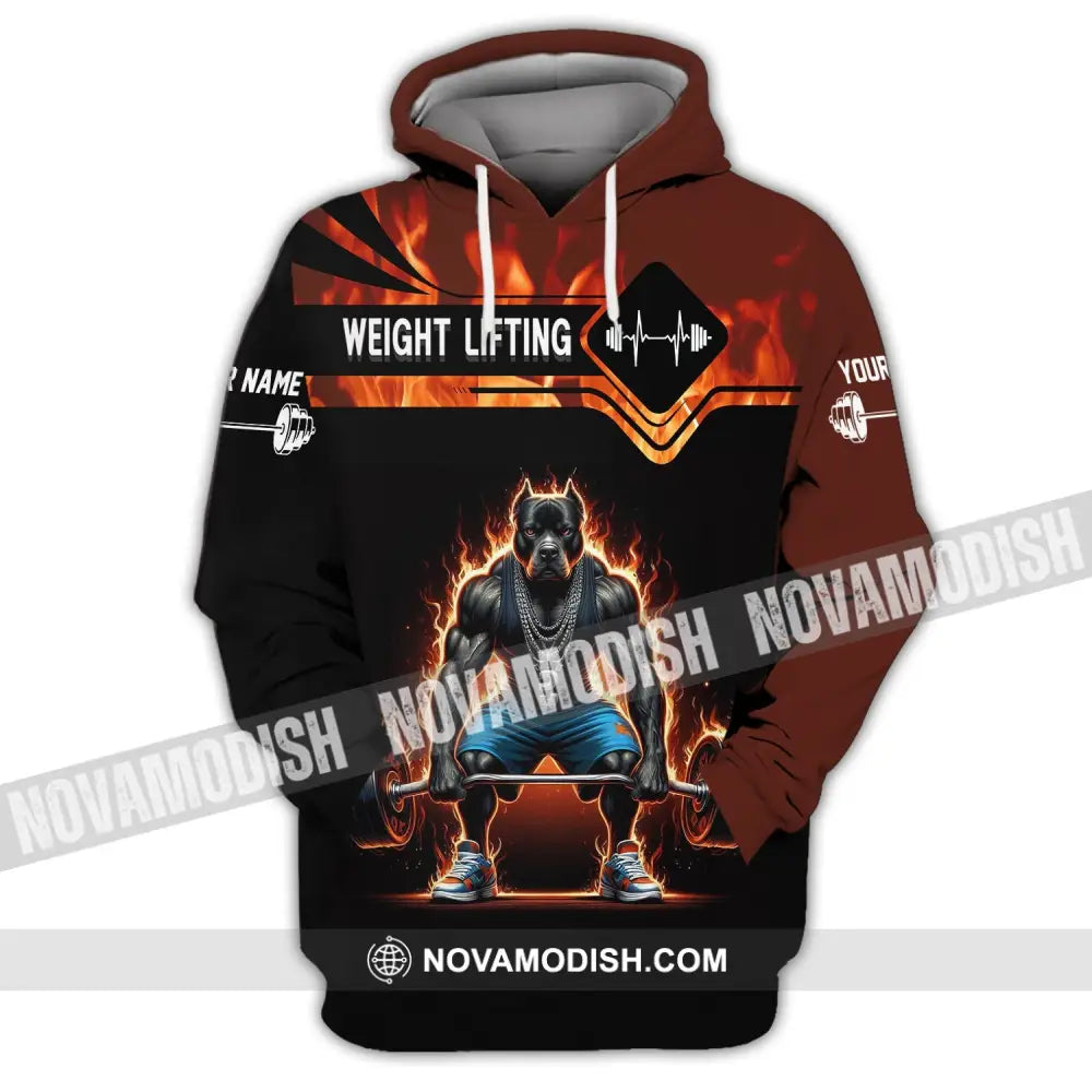 Man Shirt Custom Name Weightlifting Polo Apparel Hoodie / S T-Shirt