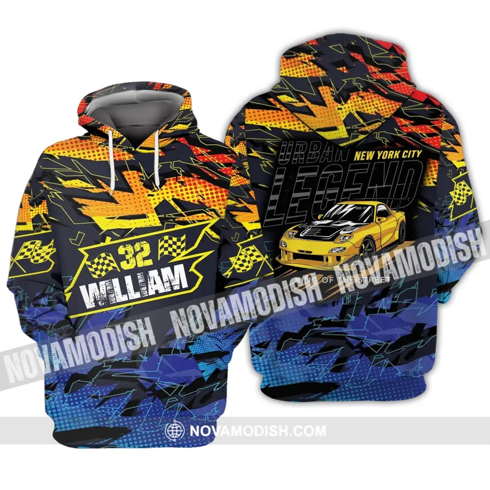 Man Shirt - Custom Racing T-Shirt - Urban Legend - King Of The Street - Shirt for Racing Team Hoodie / S T-shirt