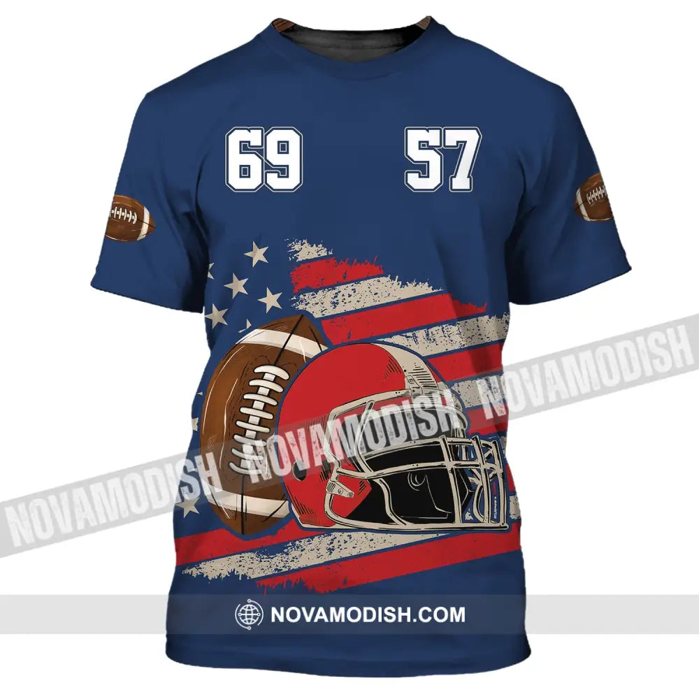 Man Shirt - Custom Rugby Football T-Shirt - Those Are My Boy - Football Clothing T-shirt