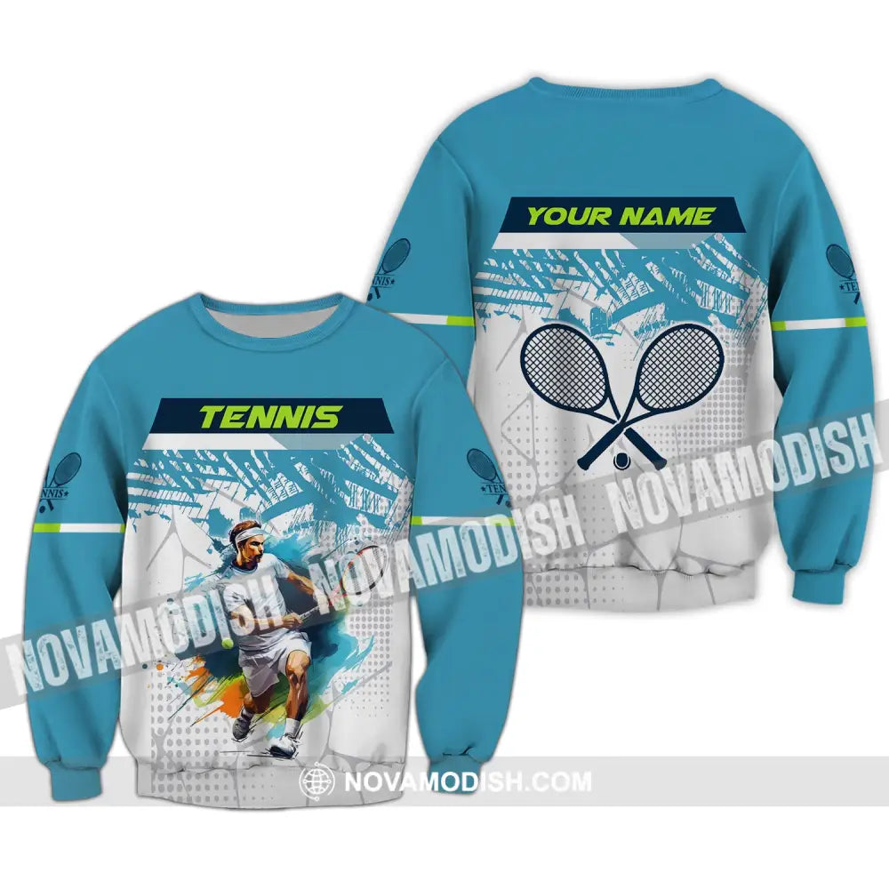 Man Shirt Custom Tennis Club Gift For Player Gifts Long Sleeve / S T-Shirt