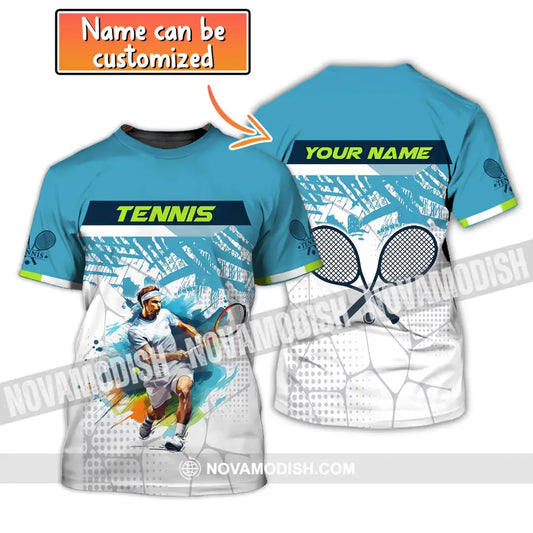 Man Shirt Custom Tennis Club Gift For Player Gifts T-Shirt