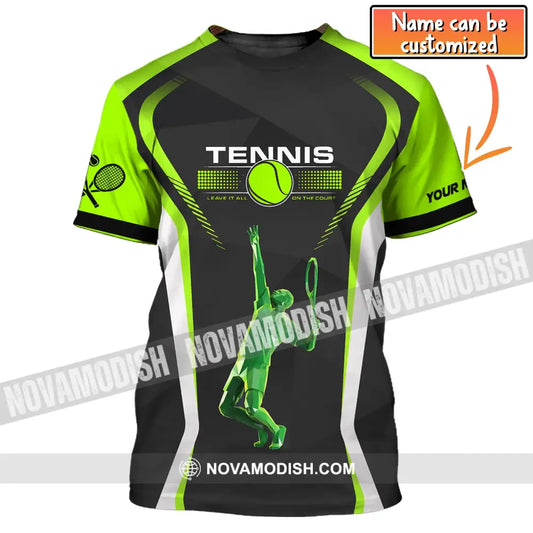 Man Shirt Custom Tennis Team Gift For Player Gifts T-Shirt