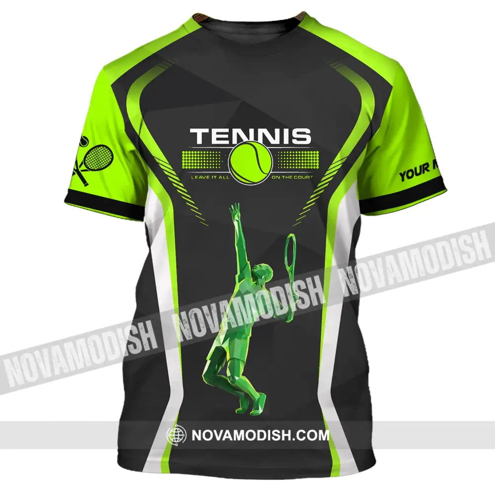 Man Shirt Custom Tennis Team Gift For Player Gifts T-Shirt / S