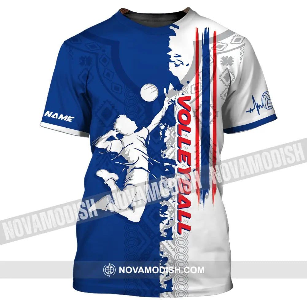 Man Shirt, Custom Volleyball Shirt, T-Shirt for Volleyball