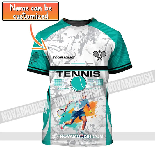 Man Shirt Tennis Leave It All On The Court Club Gift For Player Gifts T-Shirt