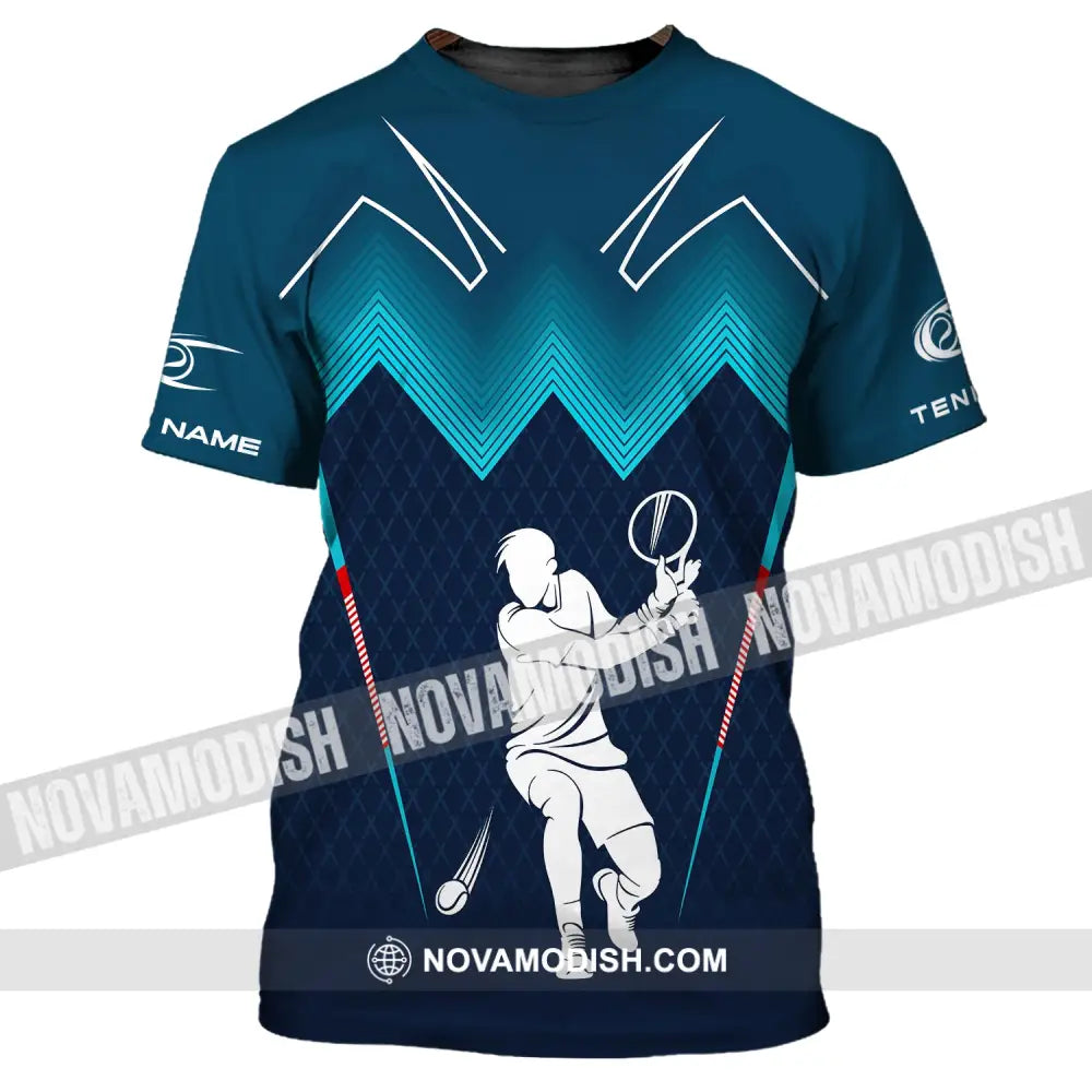 Man Shirt Tennis T-Shirt Lover Gift Player Apparel / S