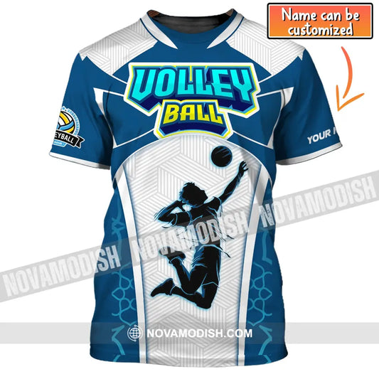 Man Shirt Volleyball Custom League T-Shirt For Club Gift Players