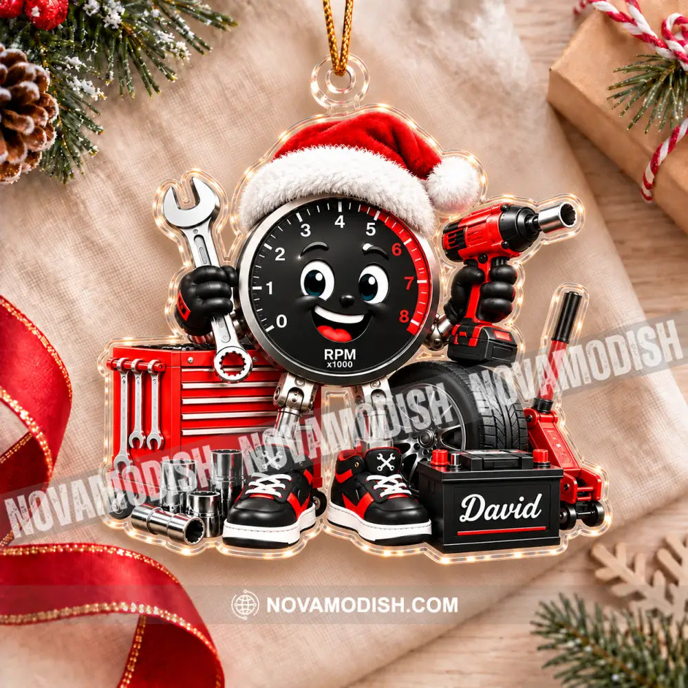 Mechanic Home Decor Christmas Ornament Personalized Ornament - Ornament
