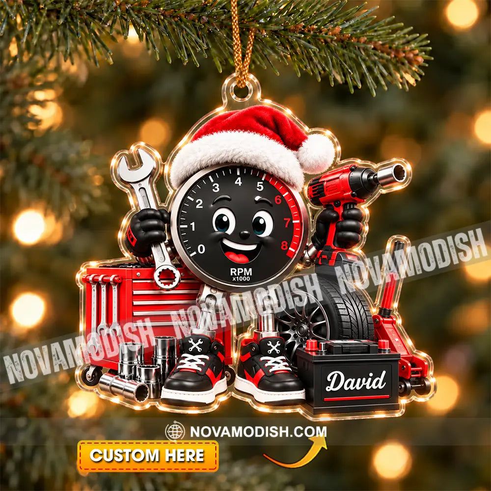 Mechanic Home Decor Christmas Ornament Personalized Ornament - Ornament