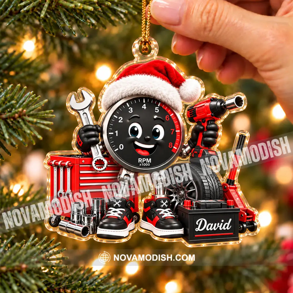 Mechanic Home Decor Christmas Ornament Personalized Ornament - Ornament