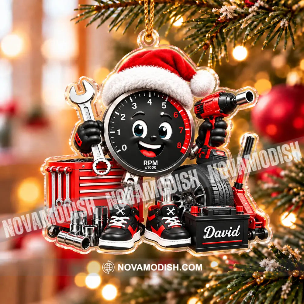 Mechanic Home Decor Christmas Ornament Personalized Ornament - Ornament