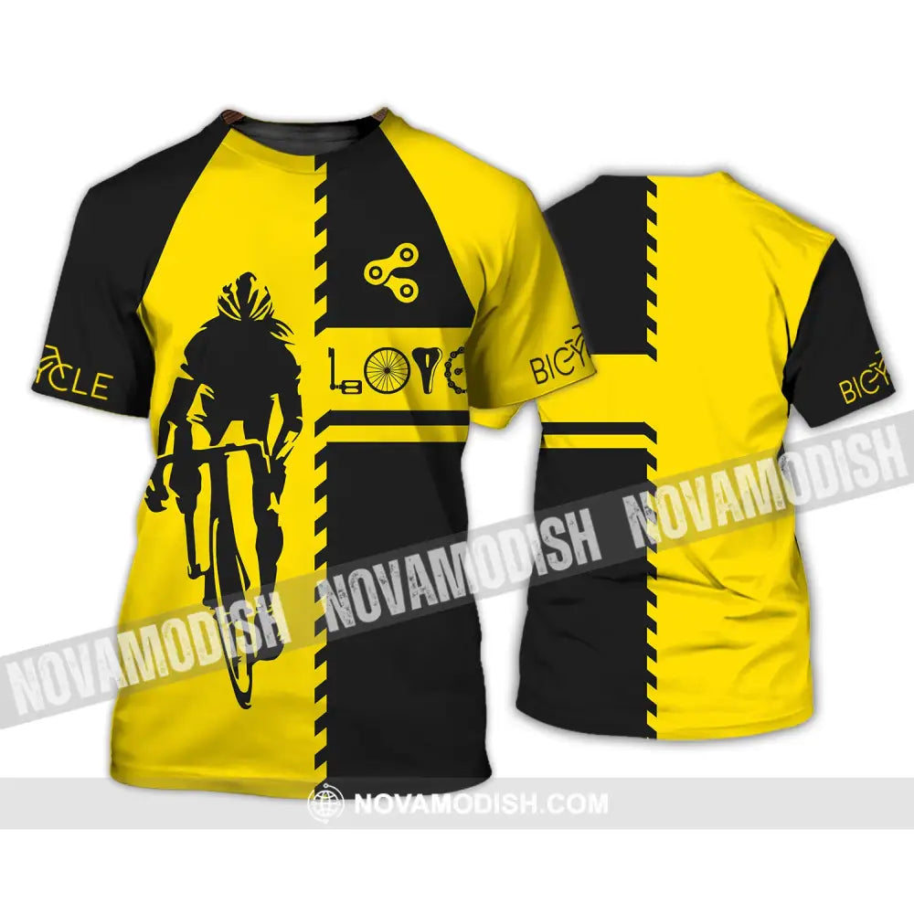 Men Shirt Bicycle Love Cycling Biking Sportwear For T-Shirt