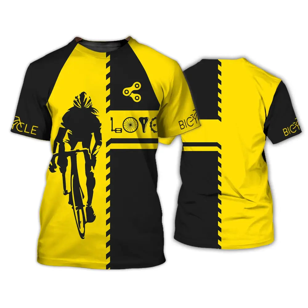 Men Shirt Bicycle Love Cycling Biking Sportwear For T-Shirt
