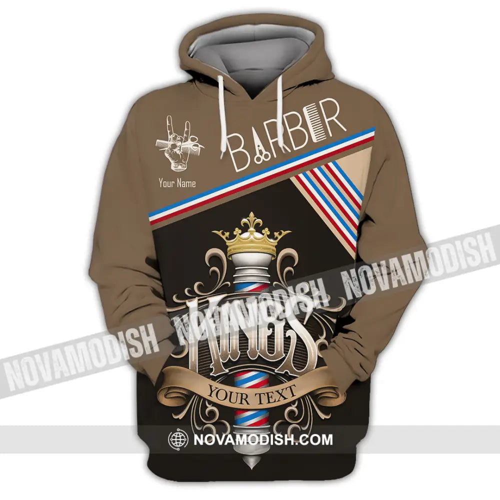 Men Shirt - Custom Barber Kings Shirt Hoodie / S T-shirt
