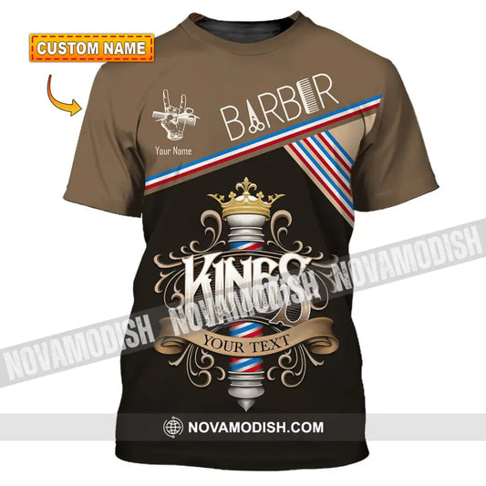 Men Shirt - Custom Barber Kings Shirt T-shirt