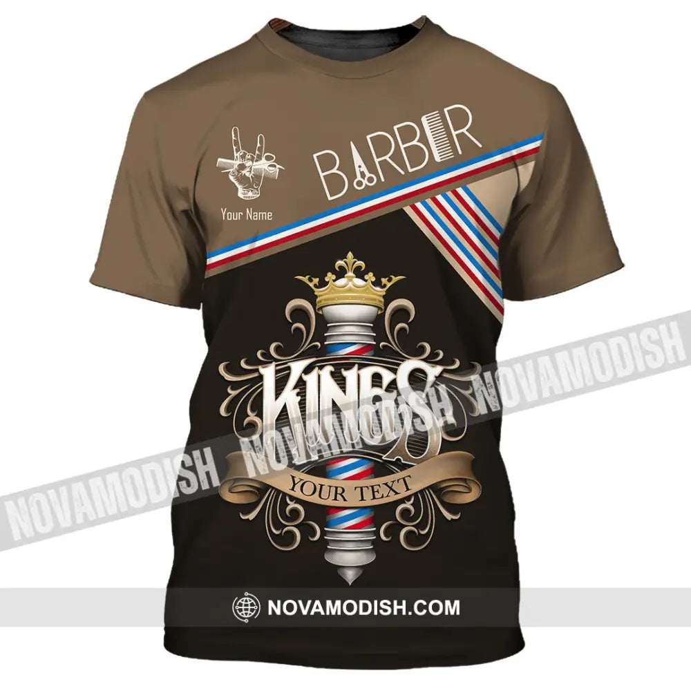Men Shirt - Custom Barber Kings Shirt T-Shirt / S T-shirt