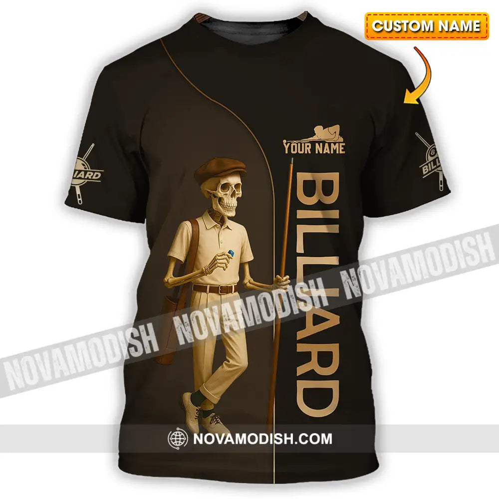 Men Shirt - Custom Billiards Shirt T-shirt