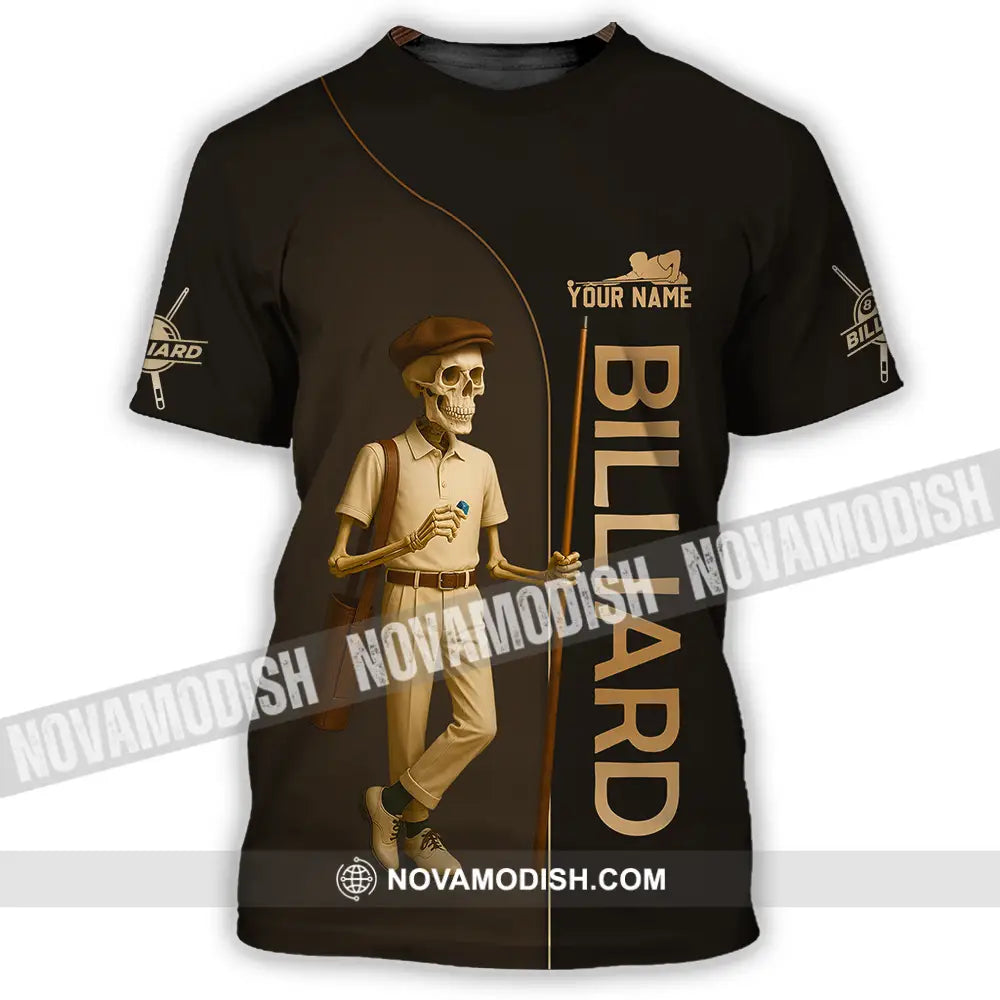 Men Shirt - Custom Billiards Shirt T-Shirt / S T-shirt