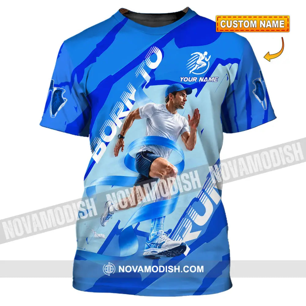 Men Shirt - Custom Born To Run Shirt - T-shirt