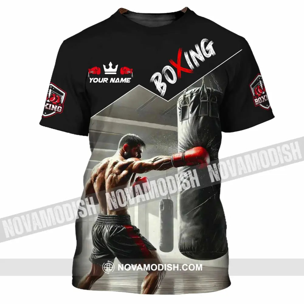 Men Shirt - Custom Boxing Strong Man Shirt T-Shirt / S T-shirt