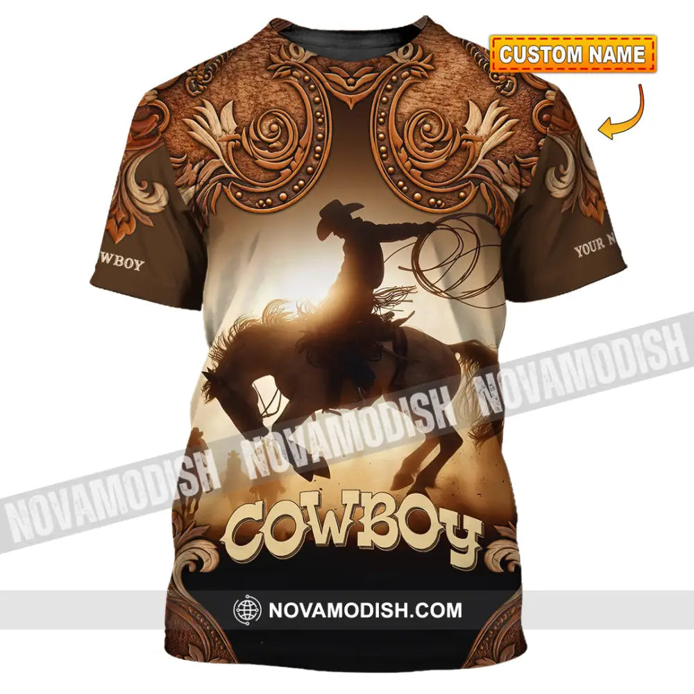 Men Shirt - Custom Cowboy Shirt - T-shirt