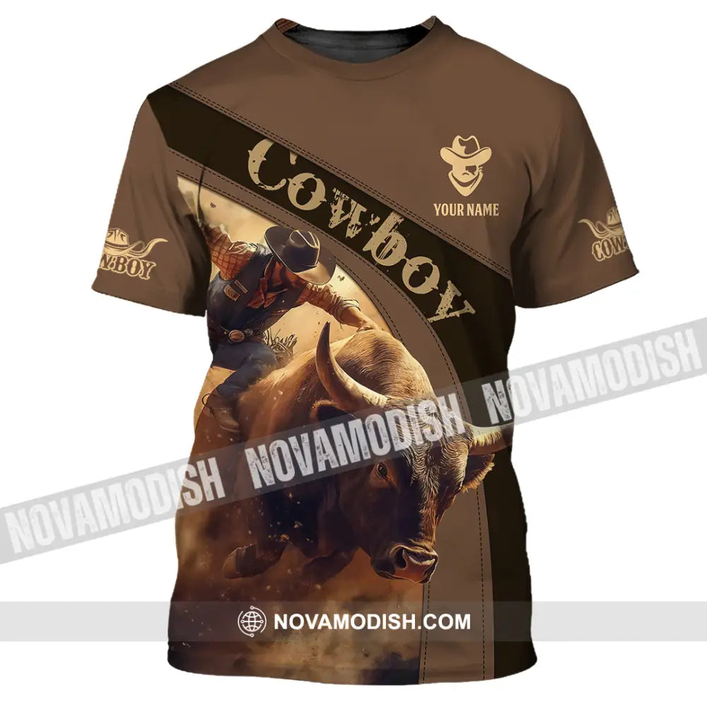 Men Shirt - Custom Cowboy Shirt - T-Shirt / S - T-shirt