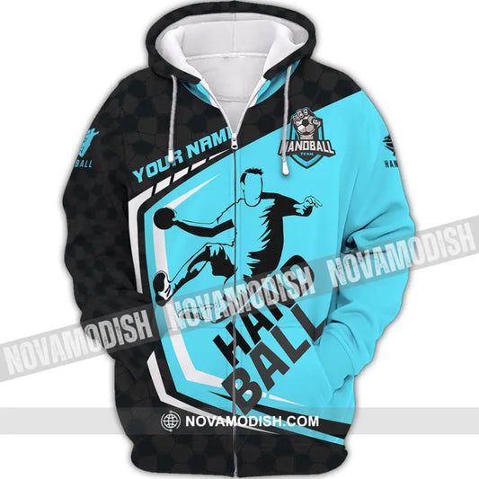 Men Shirt - Custom Handball 3D Shirt - Zipper Hoodie / S - T-shirt