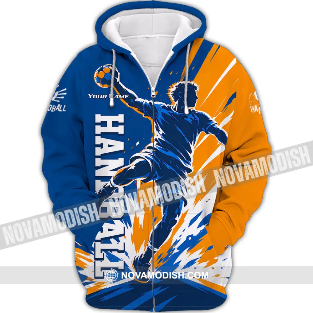 Men Shirt - Custom Handball Shirt - Zipper Hoodie / S - T-shirt