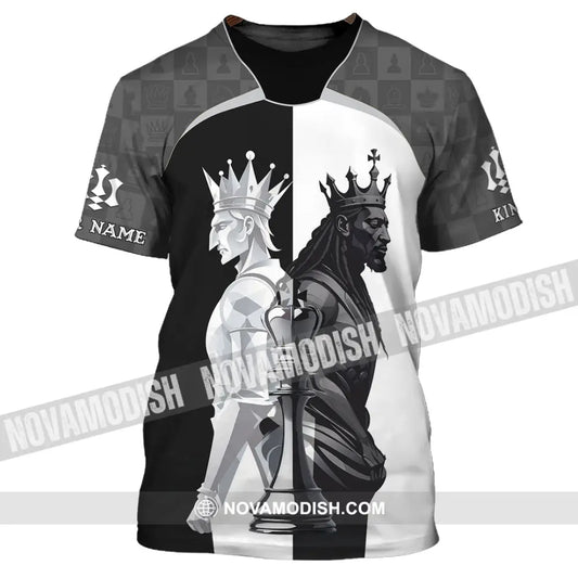 Men Shirt - Custom King Of Chess Shirt T-Shirt / S T-shirt