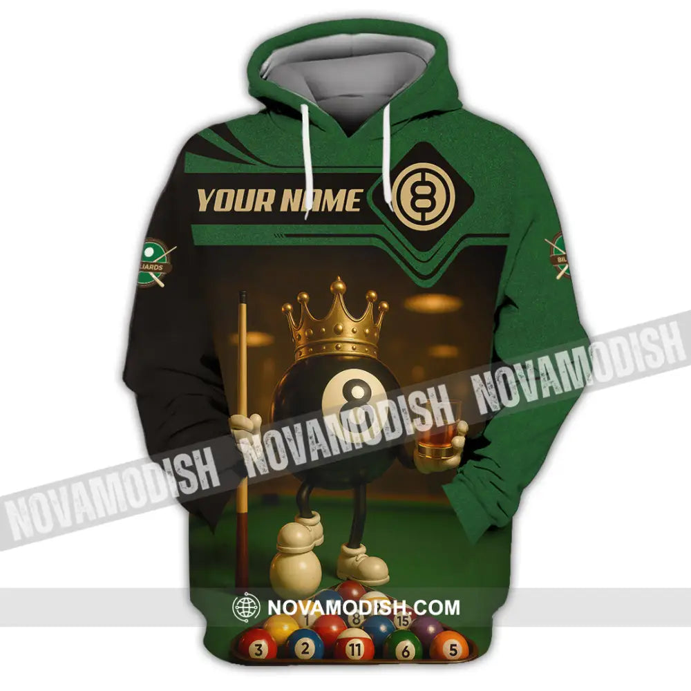 Men Shirt - Custom Kings Of Billiards Shirt Hoodie / S T-shirt