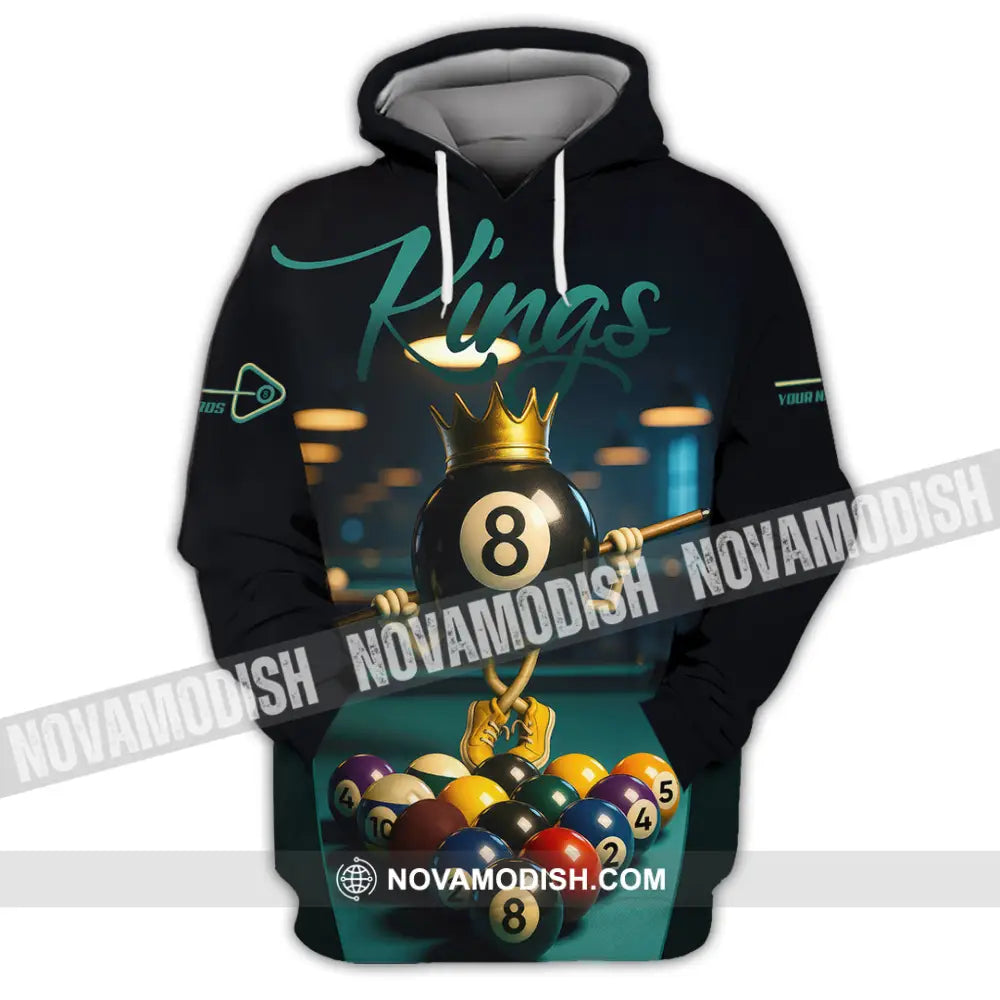 Men Shirt - Custom Kings Of Billiards Shirt Hoodie / S T-shirt