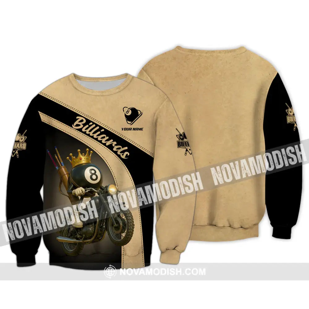 Men Shirt - Custom Kings Of Billiards Shirt Long Sleeve / S T-shirt
