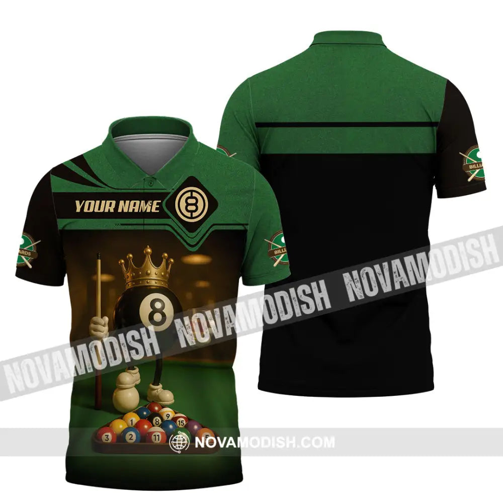 Men Shirt - Custom Kings Of Billiards Shirt Polo Shirt / S T-shirt