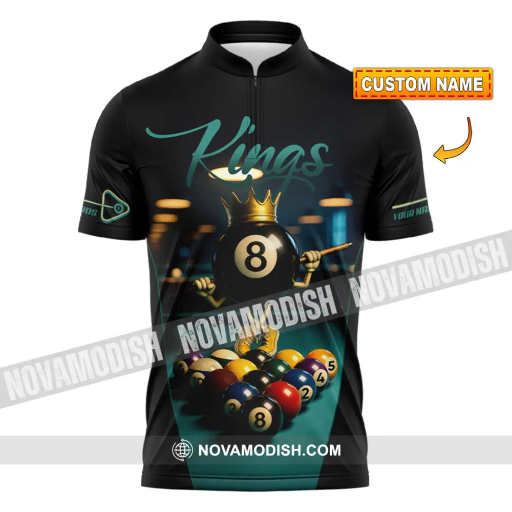 Men Shirt - Custom Kings Of Billiards Shirt T-shirt
