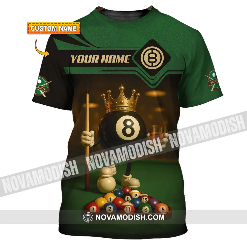 Men Shirt - Custom Kings Of Billiards Shirt T-shirt