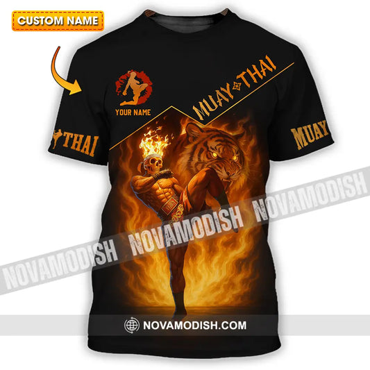 Men Shirt - Custom Let’s Fight Fire Muay Thai Sport Shirt T-shirt