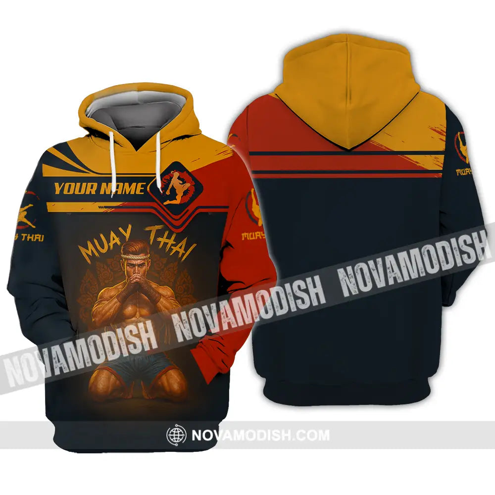 Men Shirt - Custom Let’s Fight Muay Thai Sport Shirt Hoodie / S T-shirt