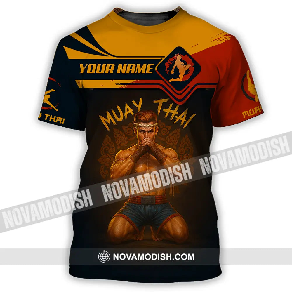 Men Shirt - Custom Let’s Fight Muay Thai Sport Shirt T-Shirt / S T-shirt