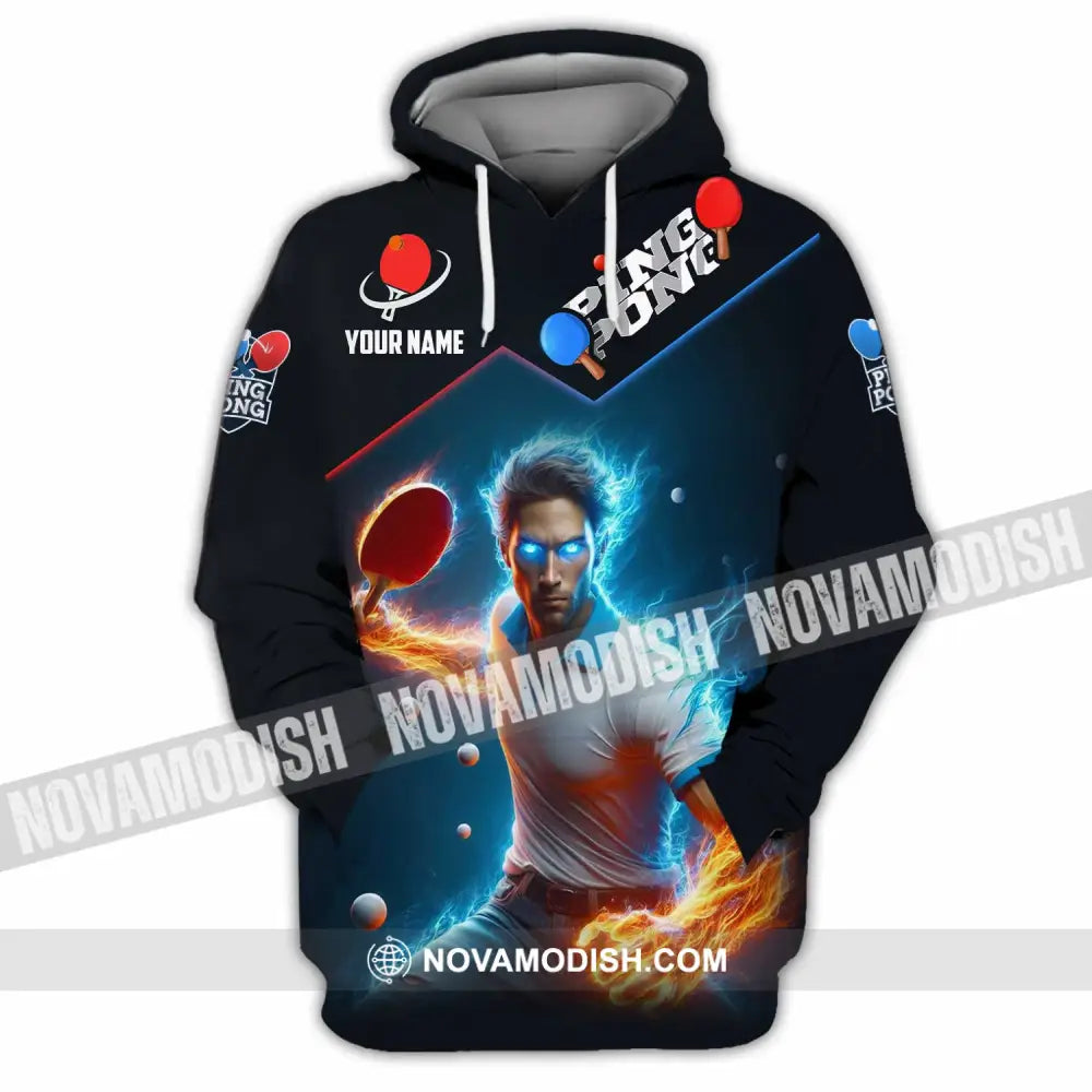 Men Shirt - Custom Ping Pong Lover Shirt Hoodie / S T-shirt