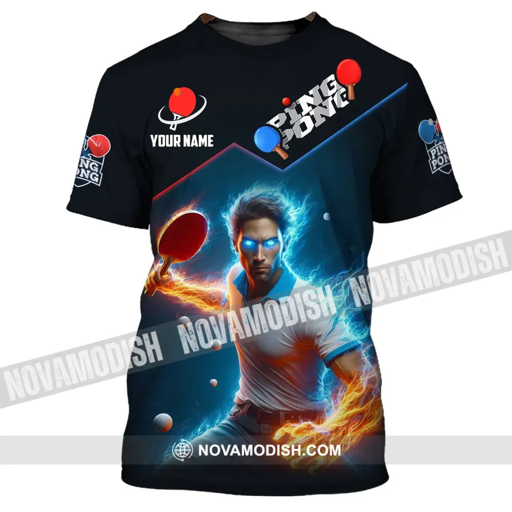 Men Shirt - Custom Ping Pong Lover Shirt T-Shirt / S T-shirt