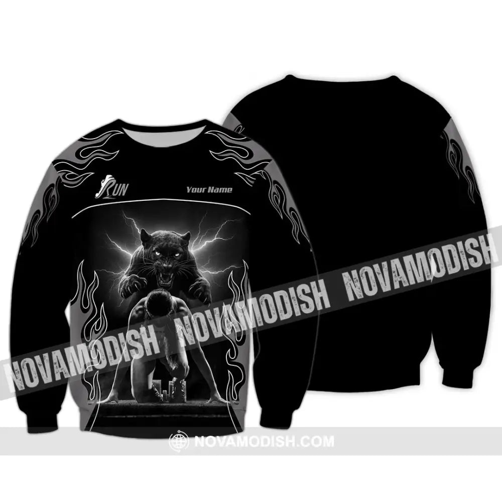 Men Shirt - Custom Ready To Run Love Running Shirt Long Sleeve / S T-shirt