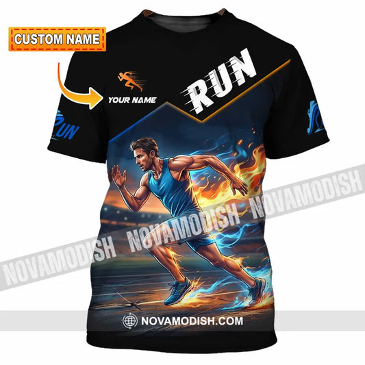 Men Shirt - Custom Run Shirt - T-shirt