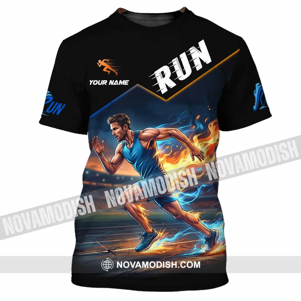 Men Shirt - Custom Run Shirt - T-Shirt / S - T-shirt